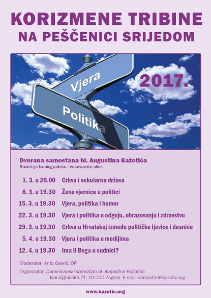 Plakat Korizma 2017