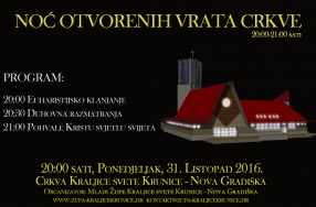 Noc otvoreni vrata crkve 2016